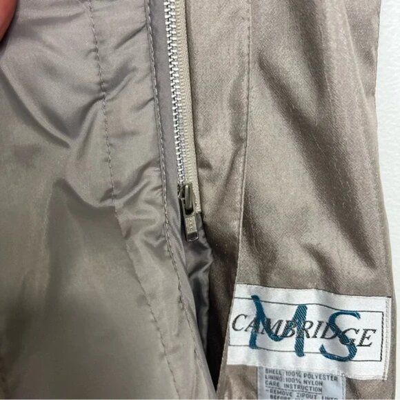 Cambridge MS Vintage Trench Coat Size 12 - Picture 10 of 12